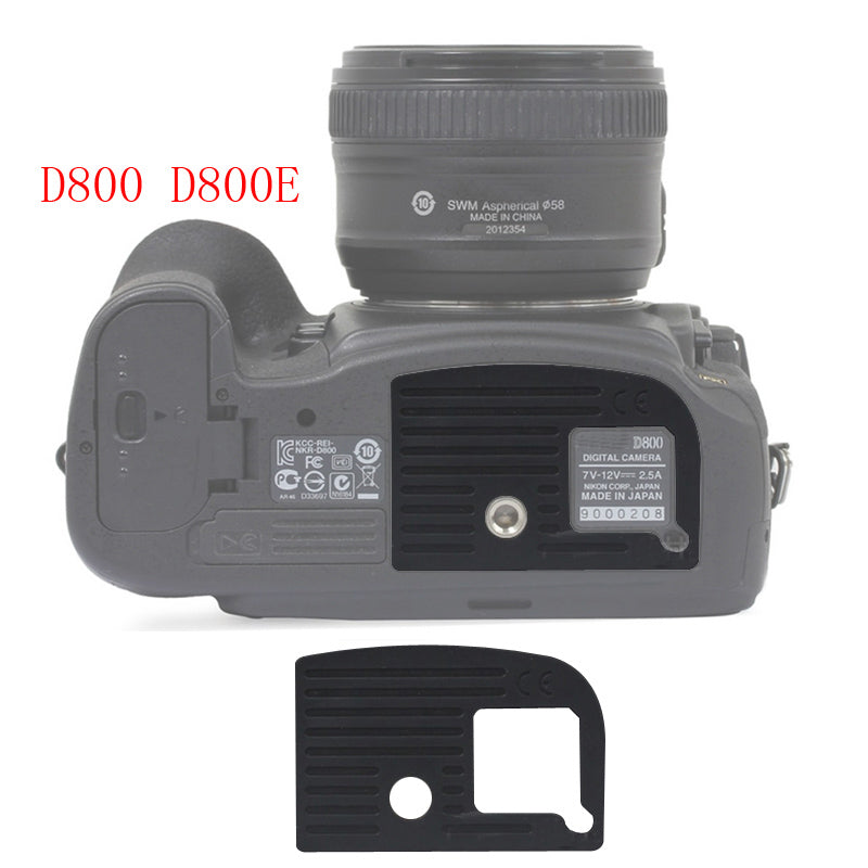 For Nikon D800 D800E D810 Bottom ornament Back cover Rubber DSLR Camera Replacement Unit Repair Part