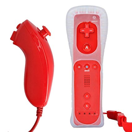 For Nintend Wii Wireless GamePad Remote Controle Without Motion Plus+Nunchuck Controller Joystick