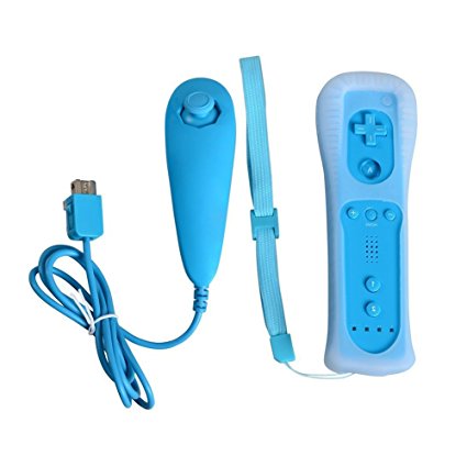 For Nintend Wii Wireless GamePad Remote Controle Without Motion Plus+Nunchuck Controller Joystick