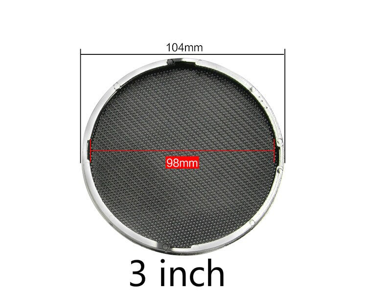 GHXAMP 2PCS 1 inch 2 inch 6.5 inch Speaker Grill Mesh Enclosure Car Loudspeaker Protective Cover