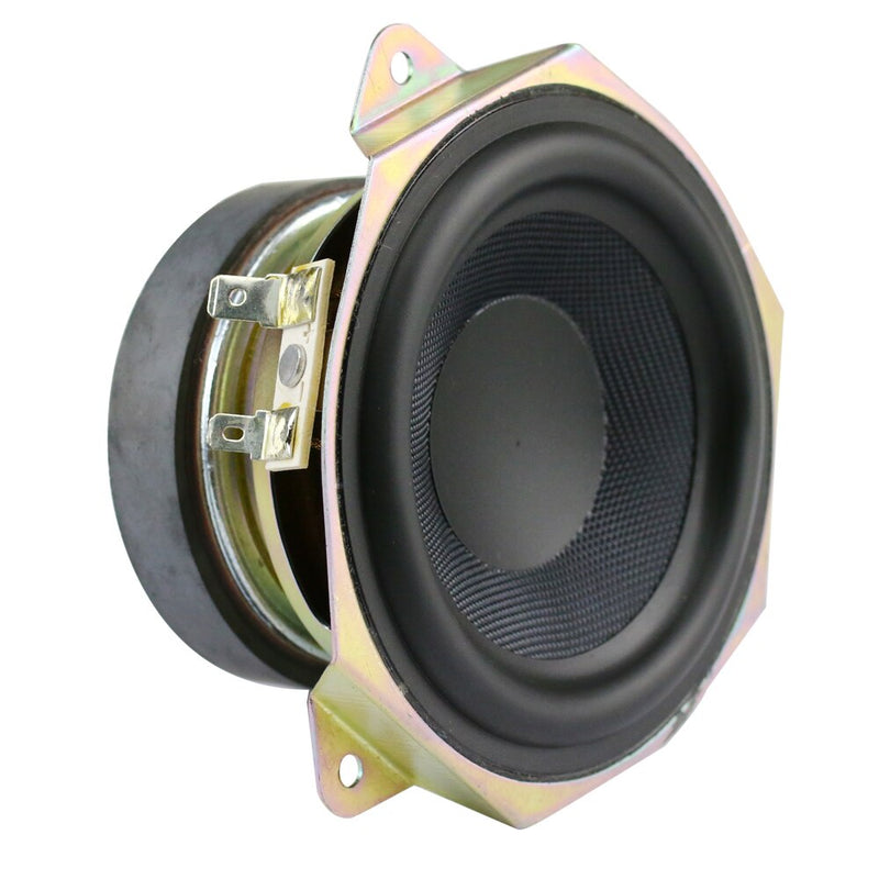 GHXAMP 4 Inch Midrange Woofer Speaker 4 ohm 30W Woven pot HIFI Home Theater Mid-Bass Speaker