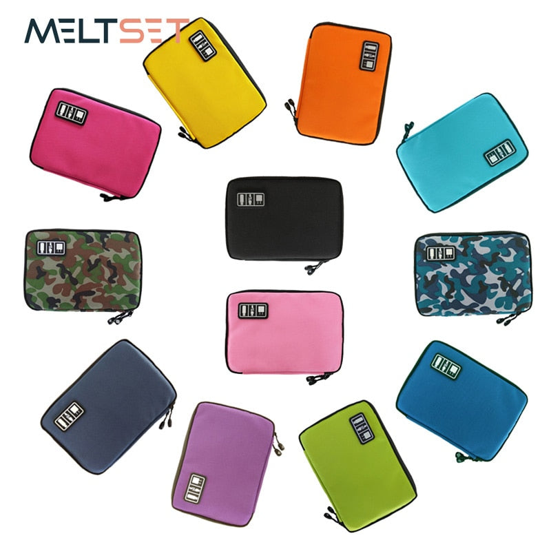 Gadget Cable Organizer Storage Bag Travel Electronic Accessories Cable Pouch Case USB Charger