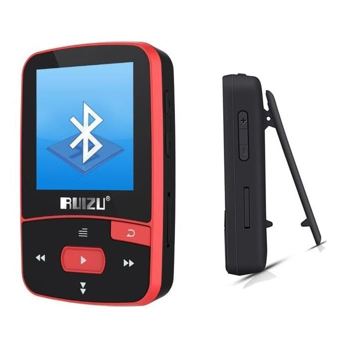 RUIZU X50 Sport Bluetooth MP3 Player 8GB Mini Clip Music Player Support TF Card and FM Radio