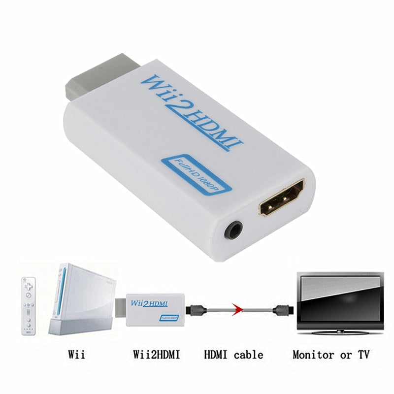 WII to HDMI Converter Full HD 1080P WII to HDMI Wii 2 HDMI Converter 3