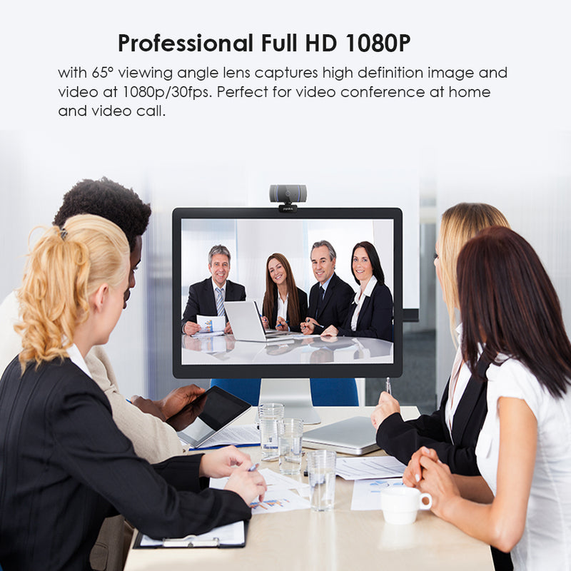 HD 1080P Webcam AF925 Autofocus Web Camera With Microphone 5-layer Glass Len, USB Plug Webcam