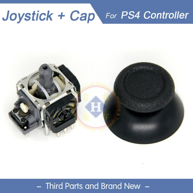 HOTHINK New Replacement 3D joystick analog Thumb stick with joystick cap cover Thumbstick for PS4