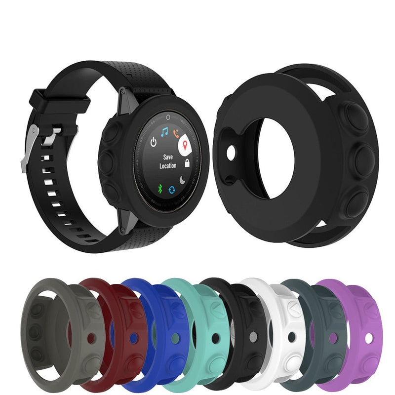 Silicone Protective Case Cover for Garmin Fenix 5/5S/5X Wristband Bracelet Protector Shell