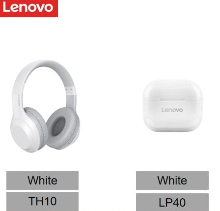 Lenovo Thinkplus TH10 LP40 TWS Stereo Headphone Bluetooth Earphones Music Headset with Mic