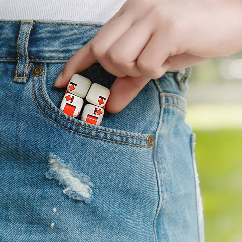 Original Xiaomi Mitu Color Spinner Finger Bricks Intelligence Smart Finger Infinity Toys Magic Cubes