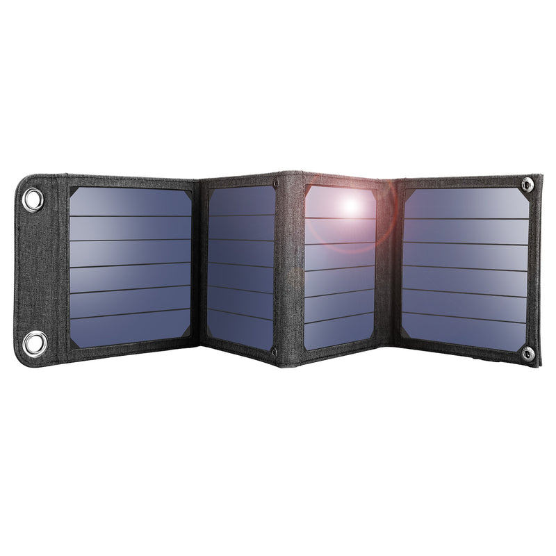 14W Solar Folding Charger USB Output Devices Portable Waterproof Solar Panels