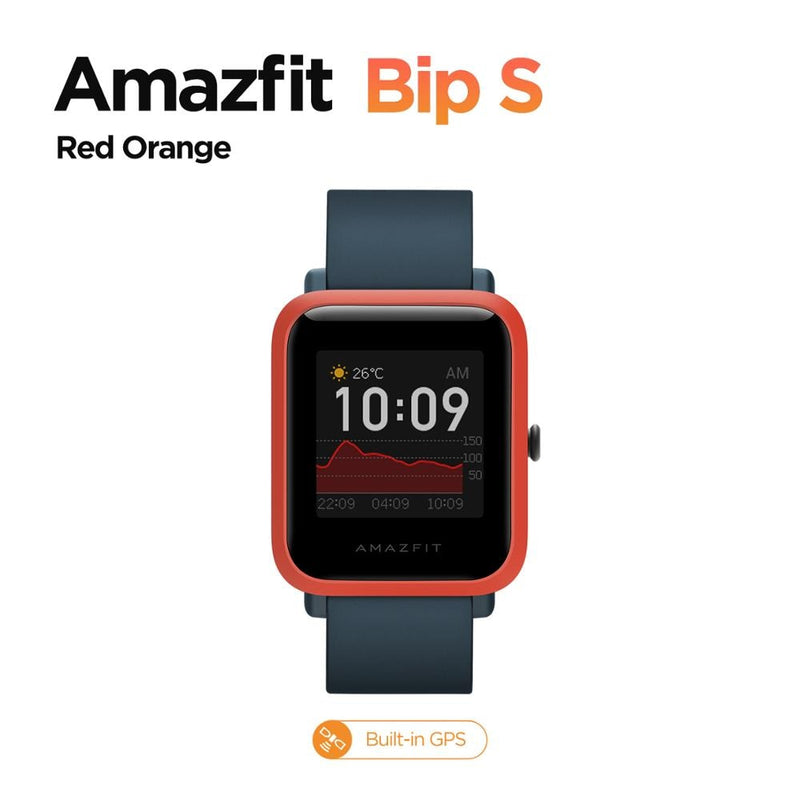 Global Amazfit Bip S Smartwatch 5ATM waterproof built in GPS GLONASS Bluetooth Smart Watch for