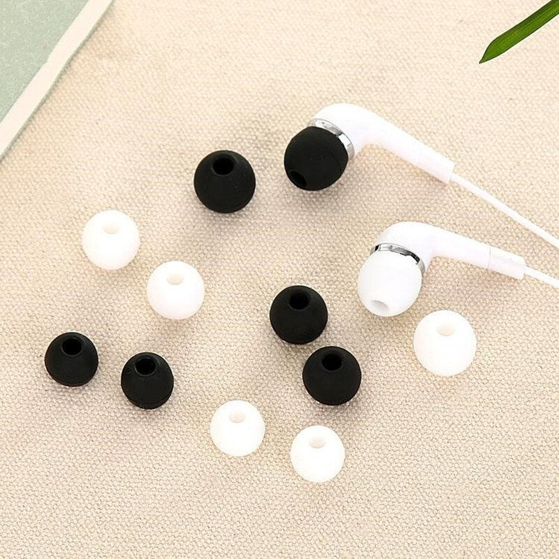 KEITHNICO 12Pairs Silicone Ear Tips Replacement Earbud Earphone Ear Buds Covers