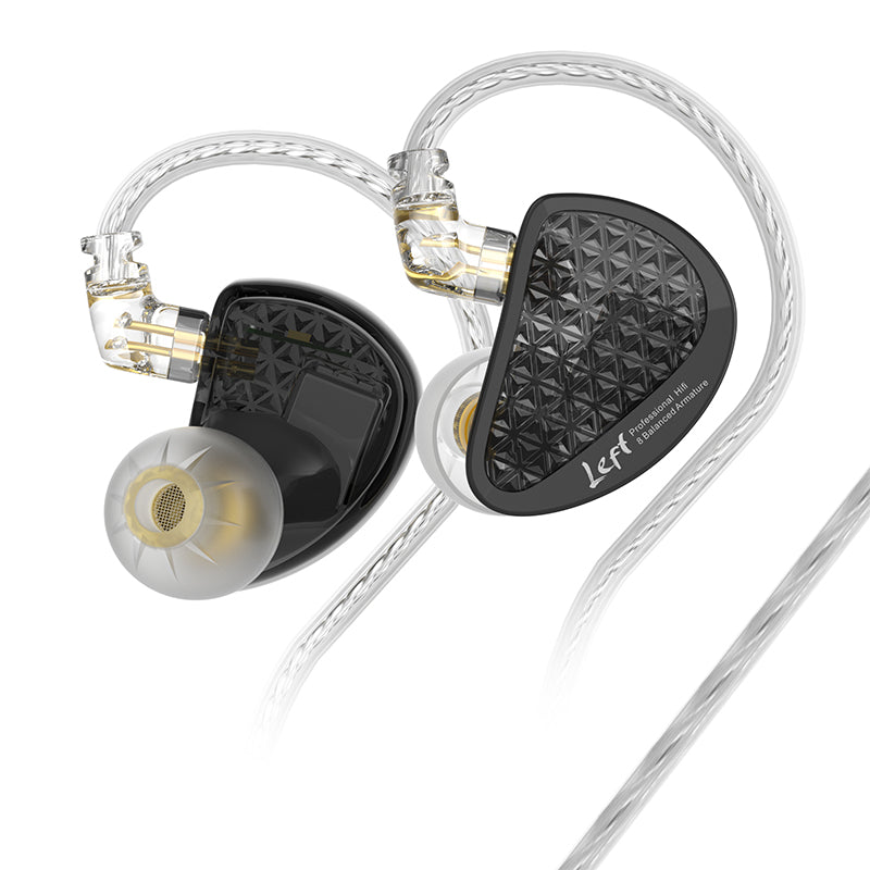 AS16 Pro in Ear Wired Earphones 16BA Balanced Armature HIFI Bass Monitor Headphones Noise Cancelling