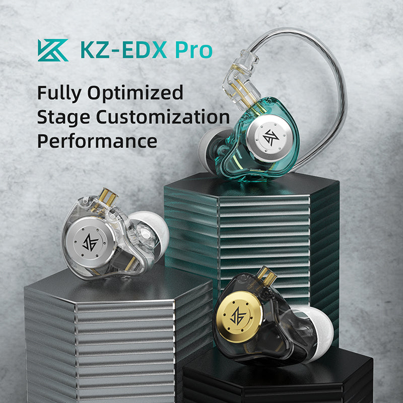 KZ EDX Pro Earphones Bass Earbuds In Ear Monitor Headphones Sport Noise Cancelling HIFI Headset!