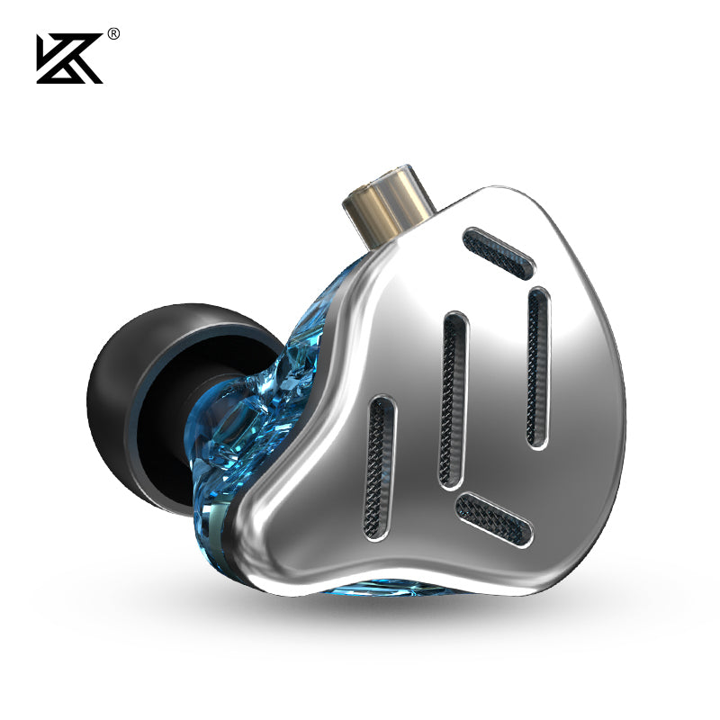 KZ ZAX Headset 16 Units HIFI Bass In Ear Monitor Hybrid Earphones Noise Cancelling Earbuds 7BA+1DD