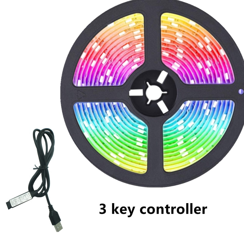 LED Light Bar RGB 2835 Colour Bluetooth USB Infrared Remote Control Flexible Light With Diode DC5V