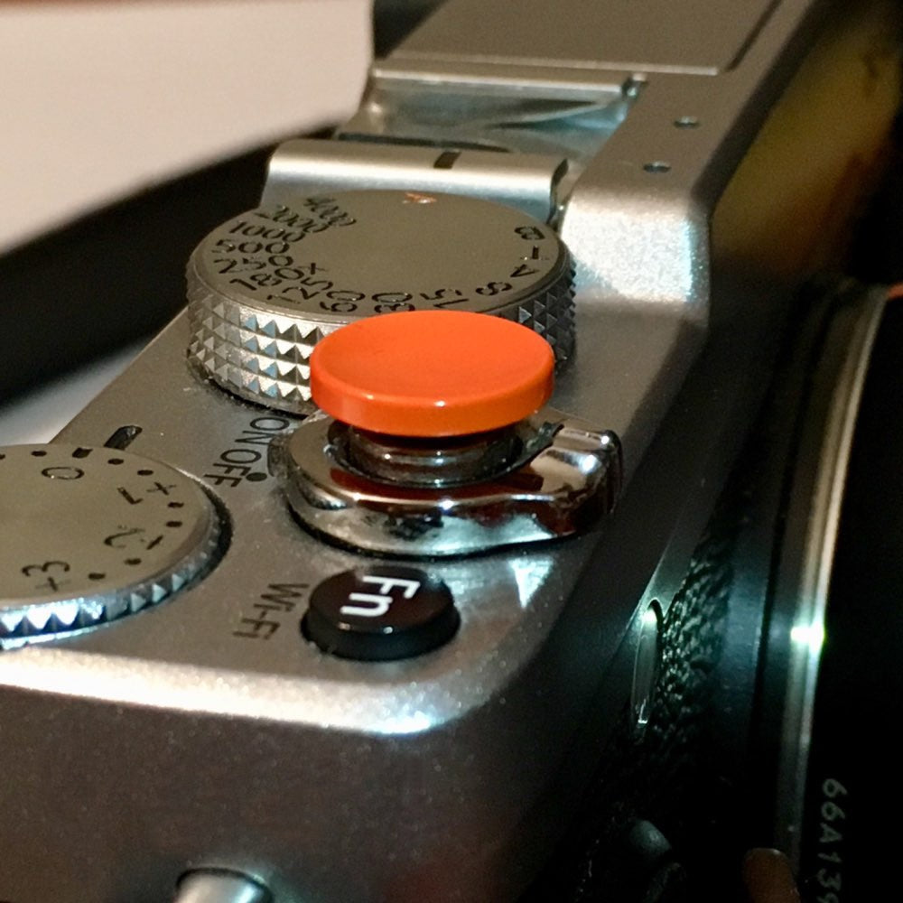 LXH Metal Concave Surface Camera Soft Shutter Release Button For Fujifilm Fuji XT20 X100F X-T2 X100T