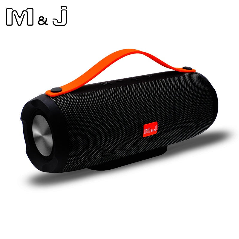 M&amp;J Portable wireless Bluetooth Speaker Stereo big power 10W system TF FM Radio Music