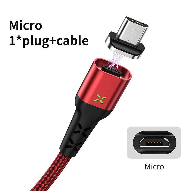 MANTIS Magnetic Charger Micro USB Type C Cable For iPhone Samsung Xiaomi Redmi Android Mobile
