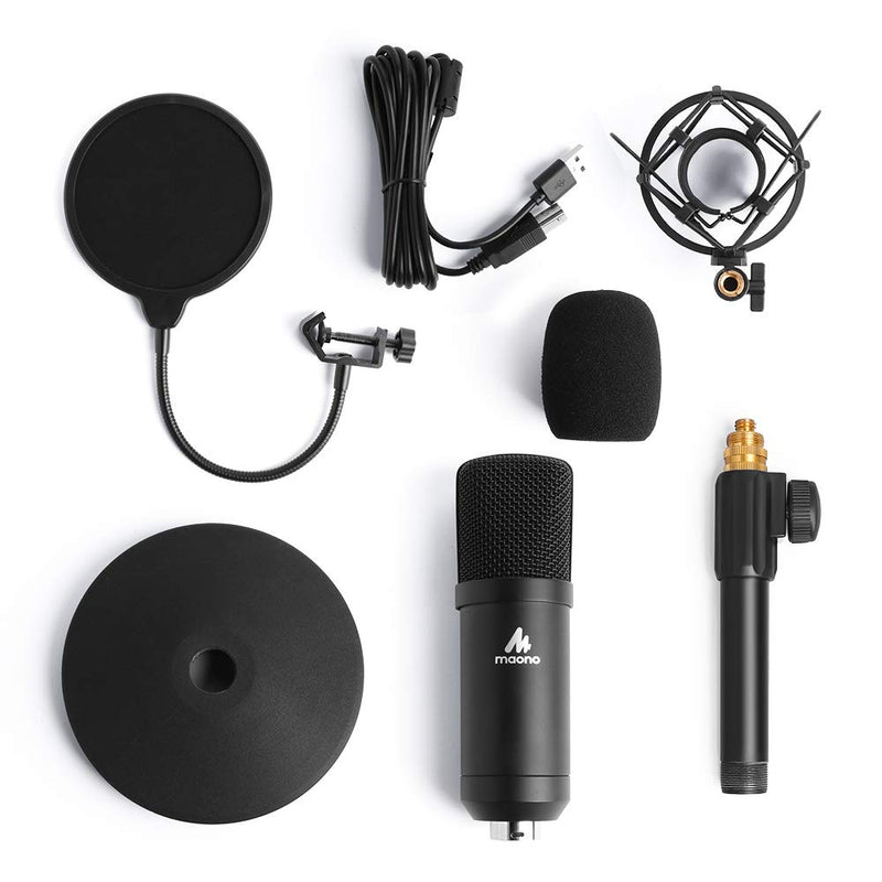USB Microphone Professional Podcast Streaming Microphone Condenser Studio Mic for Recording