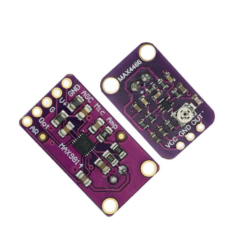 MAX9814 Microphone AGC Amplifier Board Sound Sensor Module Auto Gain Control Attack