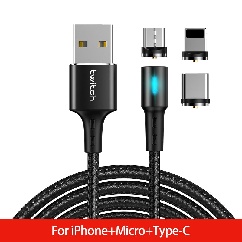 Magnetic Cable Micro USB For Samsung Android Fast Charging Magnet Charger For iPhone USB Type C