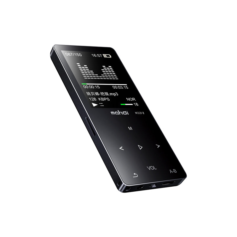 Mahdi M320 Metal Sport Mini MP3 Player bluetooth Portable Audio 4G/8G/16G with Built-in Speaker FM