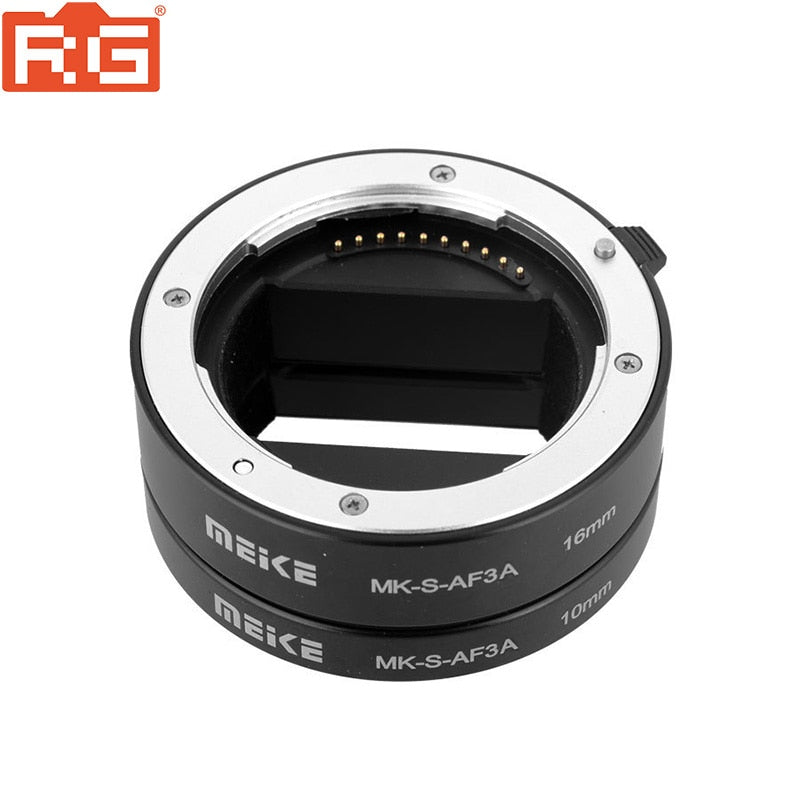 Meike MK-S-AF3A Metal Auto Focus Macro Extension Tube 10mm 16mm for Sony Mirrorless a6300 a6000 a7