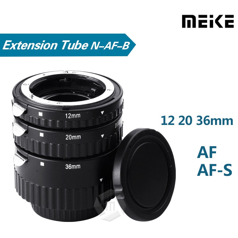 Meike N-AF1-B Auto Focus Macro Extension Tube Ring for Nikon D7100 D7000 D5100 D5300 D3100 D800 D600