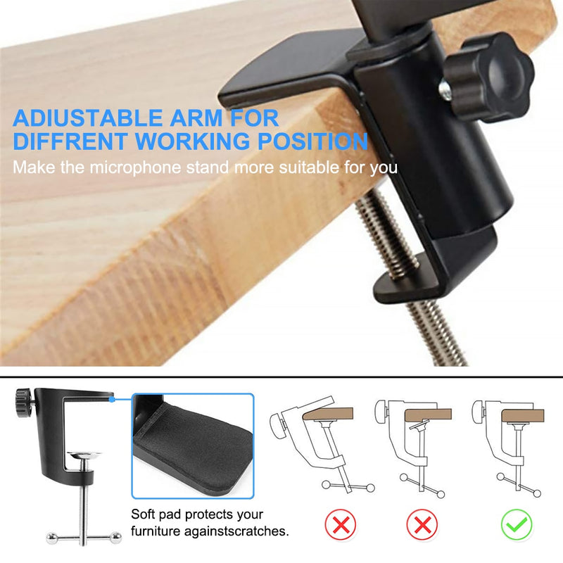Microphone Scissor Arm Stand Bm800 Holder Tripod Microphone Stand With A Spider Cantilever Bracket