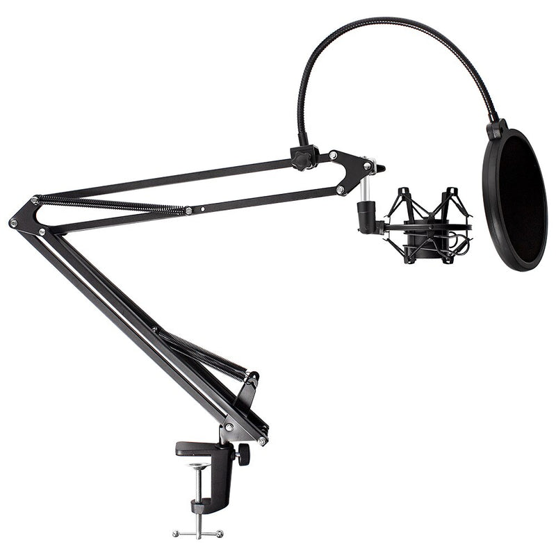 Microphone Scissor Arm Stand Bm800 Holder Tripod Microphone Stand With A Spider Cantilever Bracket