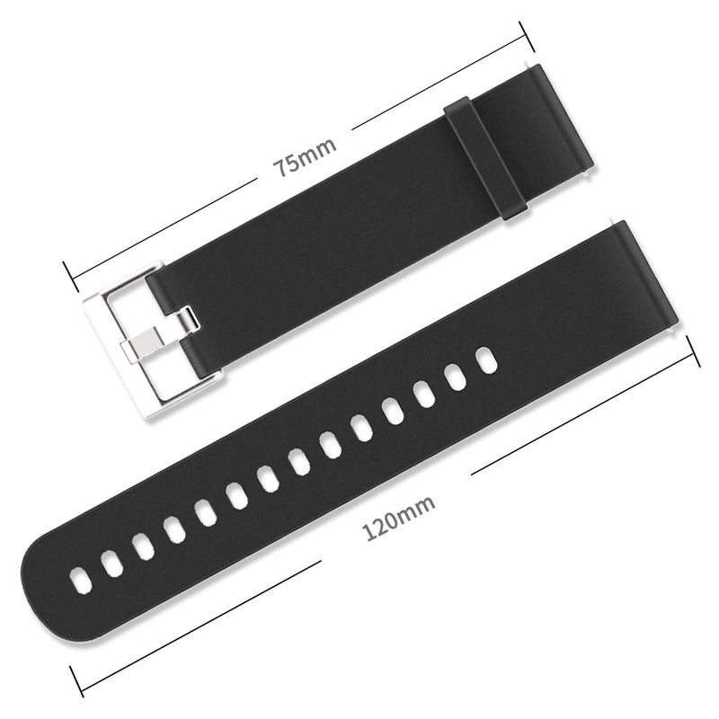 Mijobs 20mm Silicone Wrist Strap Protective Case Cover Plastic PC Shell for Huami Xiaomi Amazfit