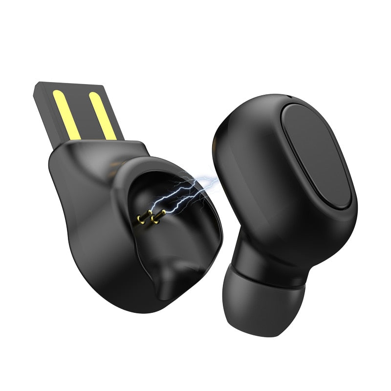 Mini Earphone Bluetooth 5.0 in Ear Earbuds Bluetooth Sport Headset Wireless Earphone with Mic
