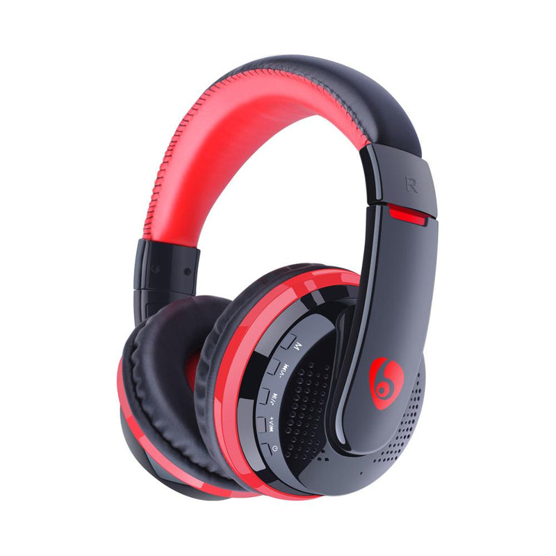 NVAHVA Bluetooth Headphone MP3 Player, 3.5mm AUX Cable FM Card MP3 Headset, Wireless Bluetooth