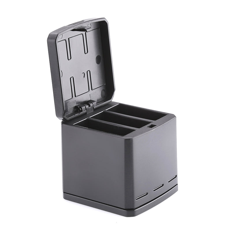 New 3-Way Battery Charger LED Charging Box Carry Case Battery Housing for GoPro Hero 6 5 Black
