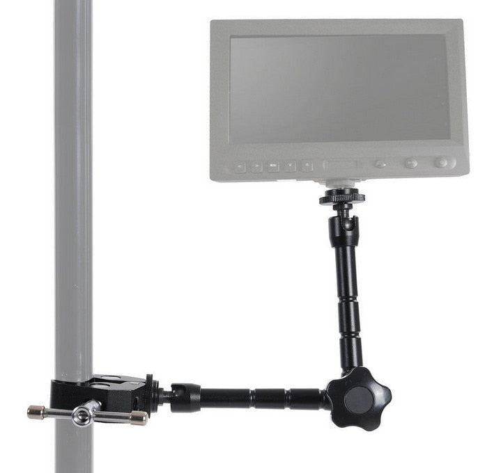 Clamp 11 inches magic articulated arm for mounting HDMI Monitor LED Light LCD Video