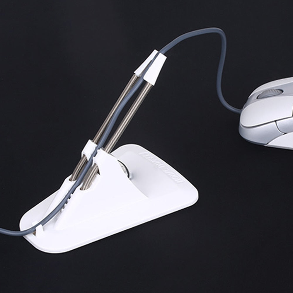 New Mouse Cable Holder High Quality Mouse Bungee Cord Clip Wire Organizer Flexible For Mice