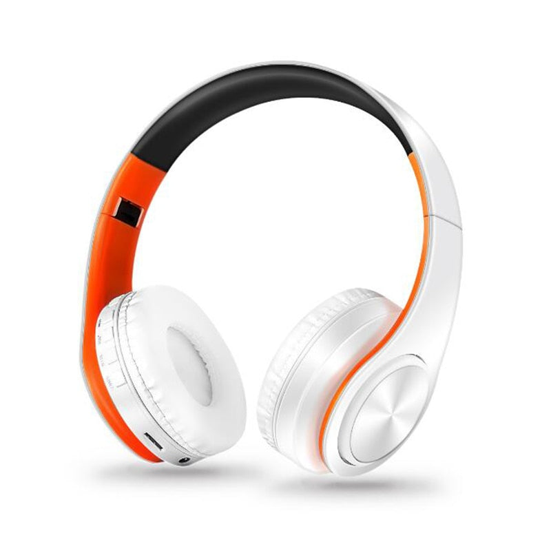 New Portable Wireless Headphones Bluetooth Stereo Foldable Headset Audio Mp3 Adjustable Earphones