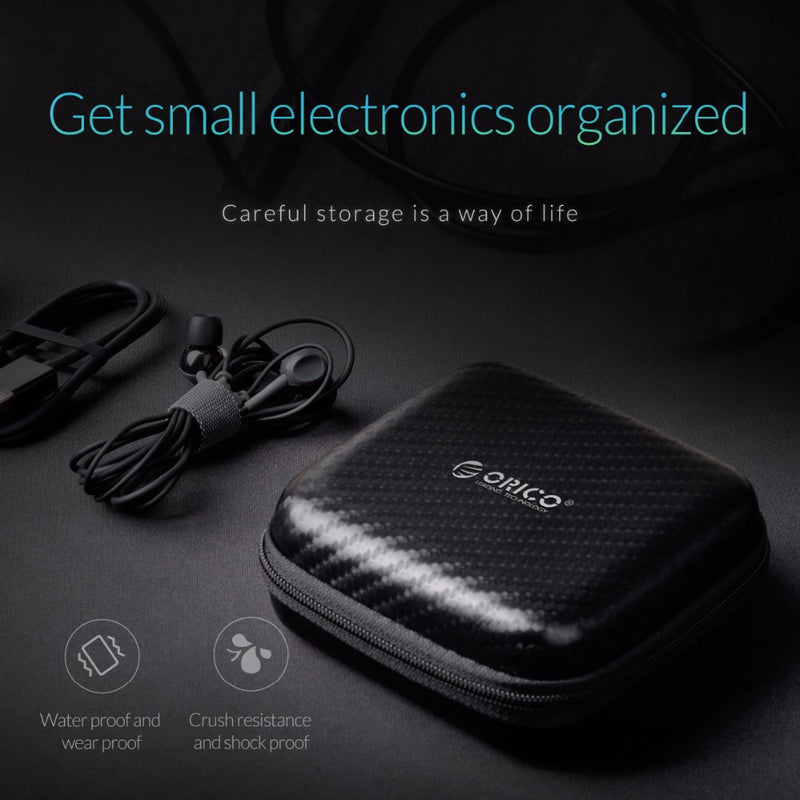 Earphone Accessories Earphone Case Bag Headphones Portable Storage Case Bag Box Headset