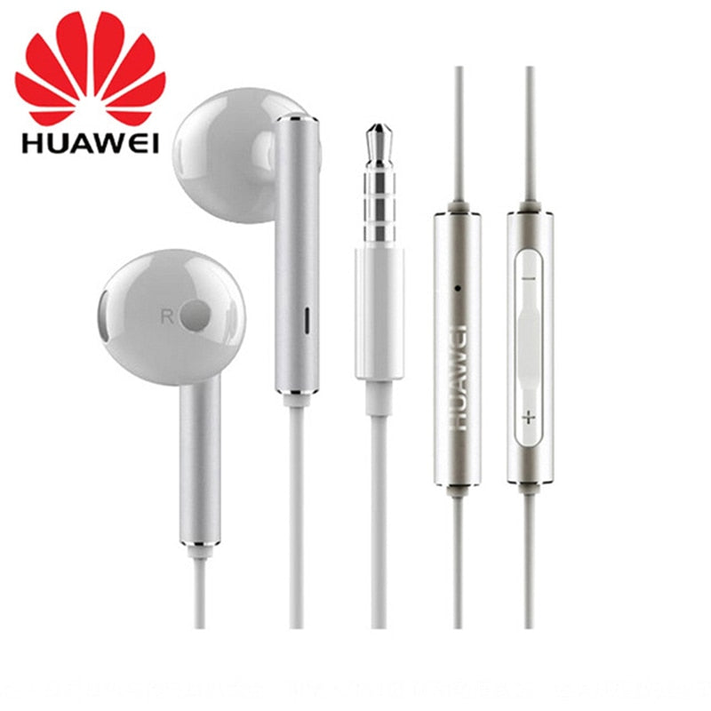Original Huawei Honor AM116 Earphone Metal With Mic Volume Control For HUAWEI P7 P8 P9 Lite P10 Plus