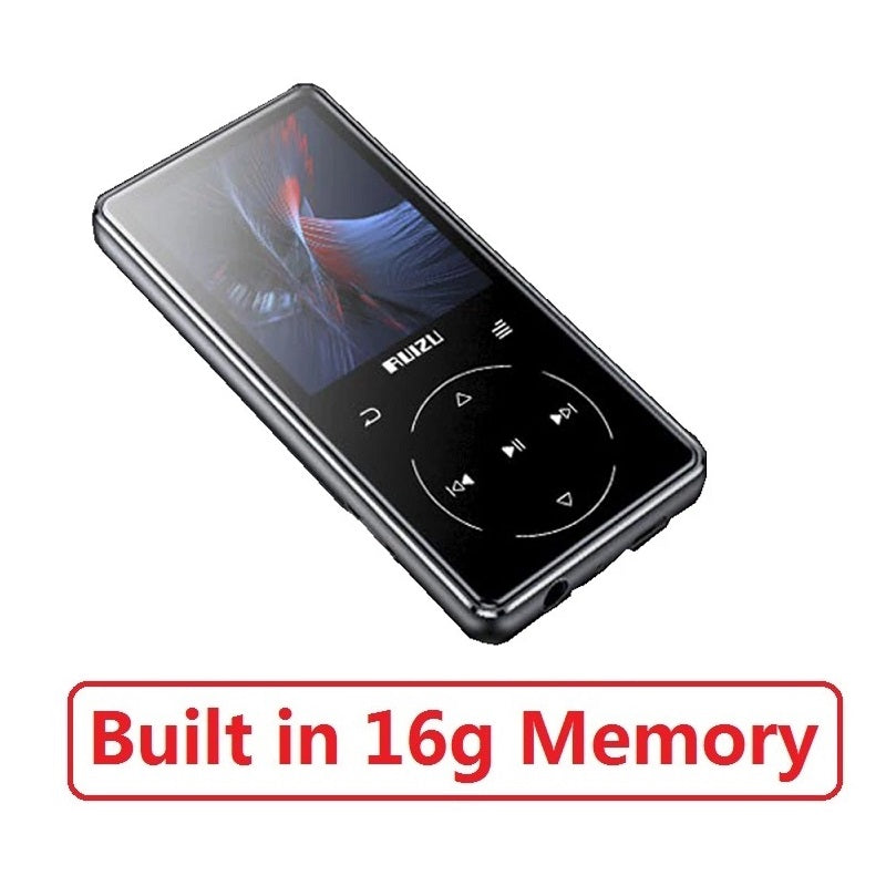 D16 MP4 Player 8GB/16GB 2.4 inch Screen Bluetooth FM Radio Voice Recorder E-Book