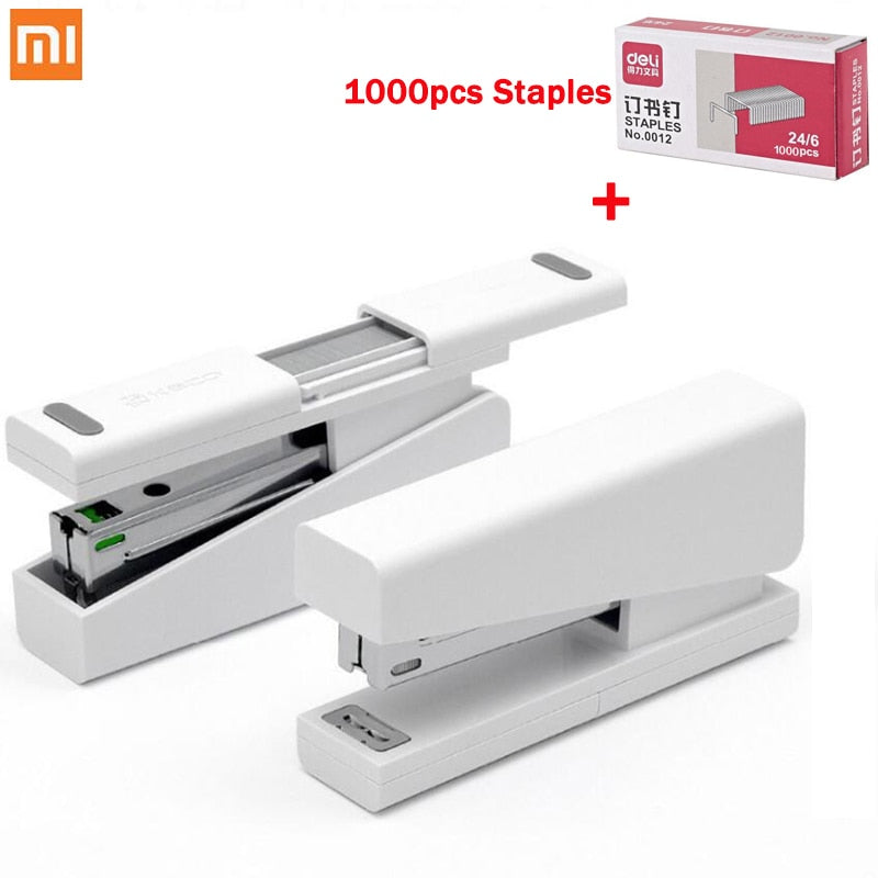 Original Xiaomi Mijia Kaco LEMO Stapler 24/6 26/6 with 100pcs Staples for Paper Binding Business