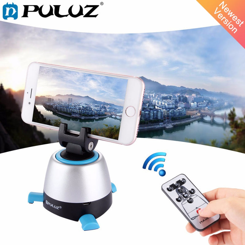 PULUZ 360 Degree Rotation Panning Rotating Panoramic tripod head with Remote Controller Stabiliser