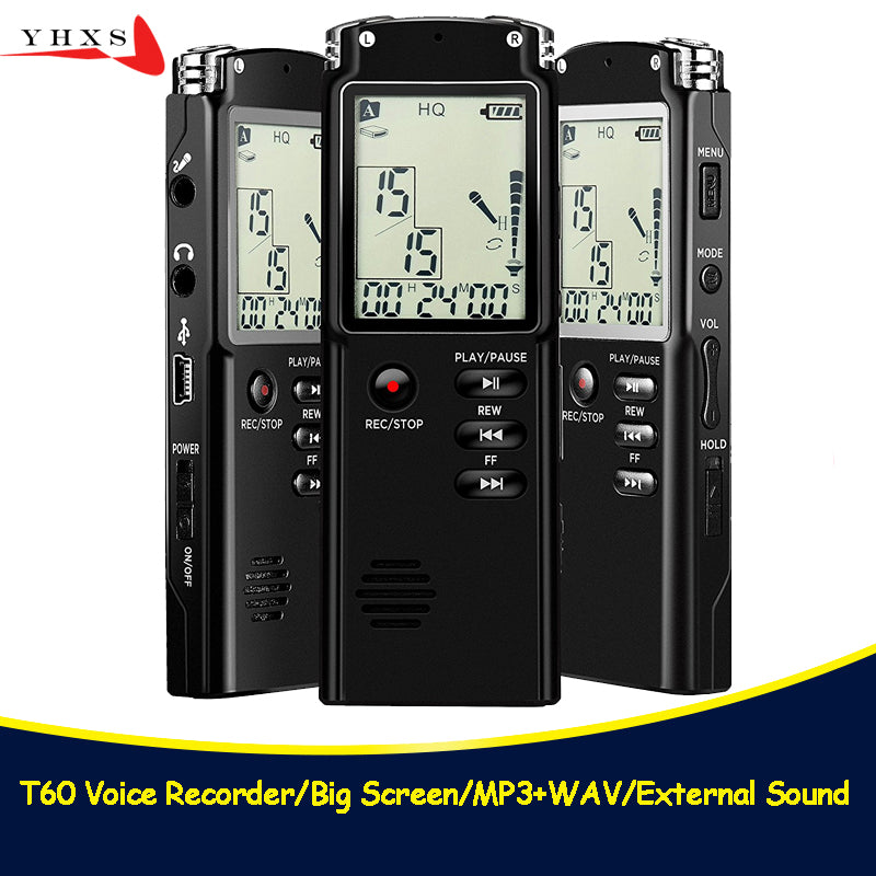 Portable 32GB Original Voice Recorder USB Professional 96 Hours LCD Dictaphone Digital Audio Voice