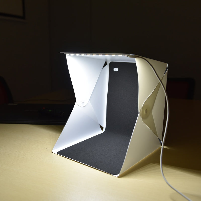 Portable Folding Lightbox Photography LED Light Room Photo Studio Light Tent Soft Box Backdrops