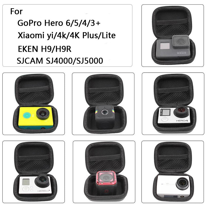 Portable Mini Box Xiaoyi Bag Sport Camera waterproof Case For Xiaomi Yi 4K Gopro Hero 7 6 5 4 3