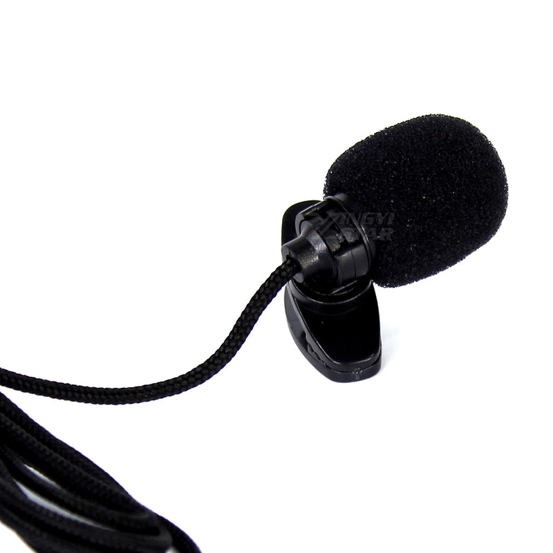Professional Microfone Lapela Tie Clip Lavalier Microphone 3.5mm Screw Plug Lapel Mic Mike For