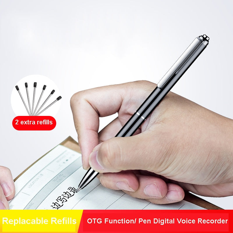 Professional Recording Pen - Portable Voice Recorder Dictaphone Digital Sound Record Device