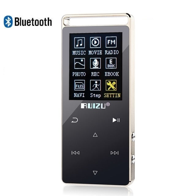 D01 Bluetooth MP3 Player 8GB Touch Screen 1.8 Inch Portable Music MP3 Player