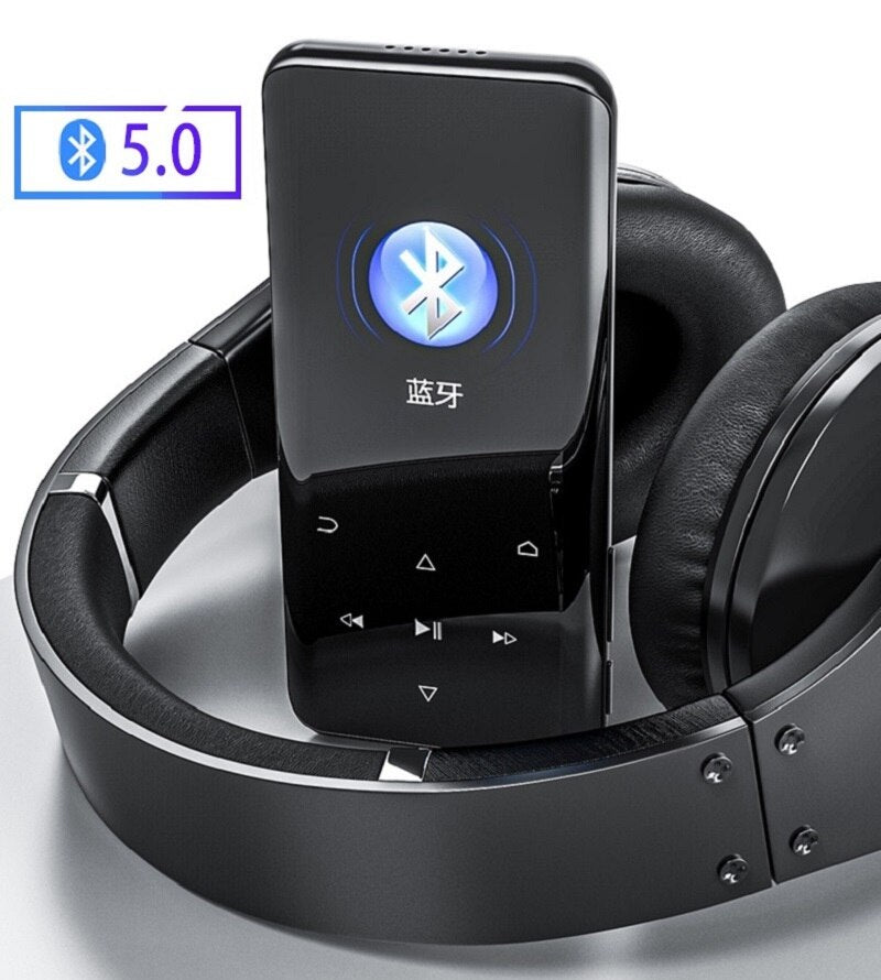 D25 Bluetooth 5.0 MP3 Player 16G/32G 2.4 inch Curved Screen Portable Music MP3 Player